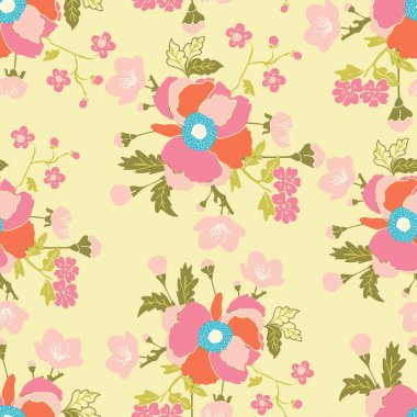 Şakayıklar Bunches Vektör Kusursuz Desen