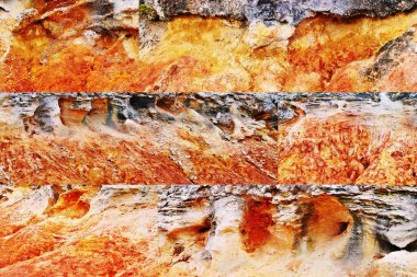 Turuncu Kum Taşı Kolajını Kapat