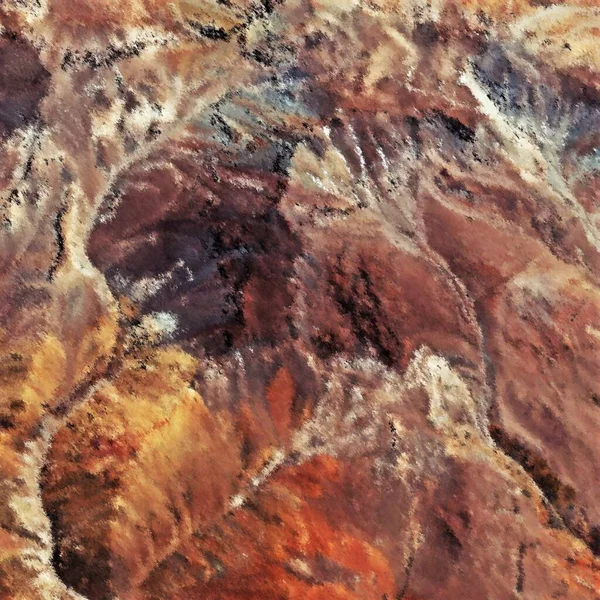 Landscape Andes Aerial View Mixed Media — Stock Photo, Image