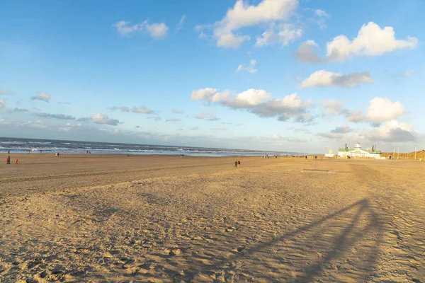 blue sky, white clouds, clear day, seaside , North Sea