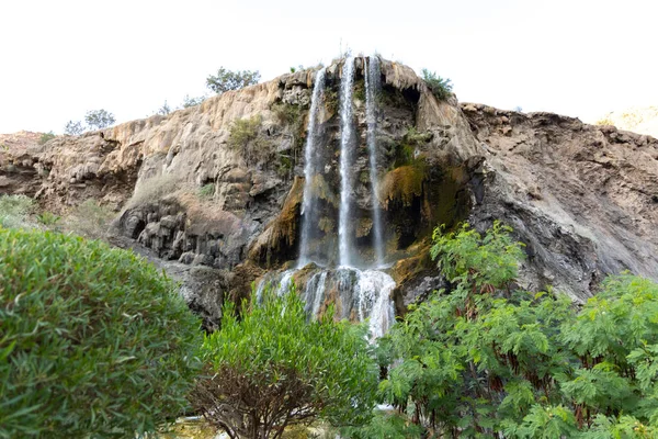 Wasserfall Jordanischen Kurort — Stockfoto