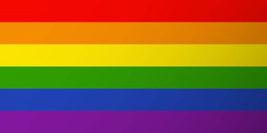 PRIDE LGBTQ RAINBOW FLAG. DESIGN ILLUSTRATOIN ART.