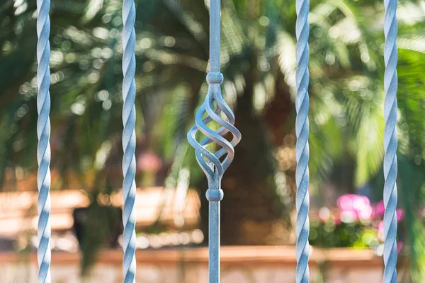 Metal Grey Forged Painted Fence