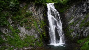 Picturesque watefall on the mountains (Sauth deth Pish, Spain)