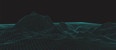 Arazi tel örgüsünün 3 boyutlu resimlendirmesi