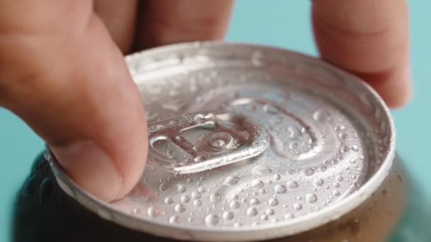 Close Hand Opens Can Beer — Video
