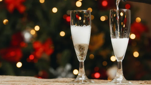 Gobelet Champagne Pour Nouvelle Année — Photo