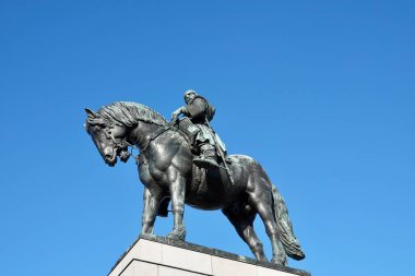 Jan Zizka'nın binicilik heykeli