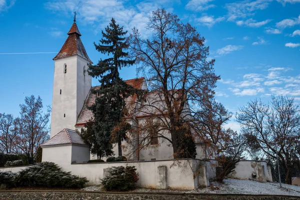 Kostel Narození sv. Jana Křtitele v obci Hovorcovice v České republice — Stock fotografie