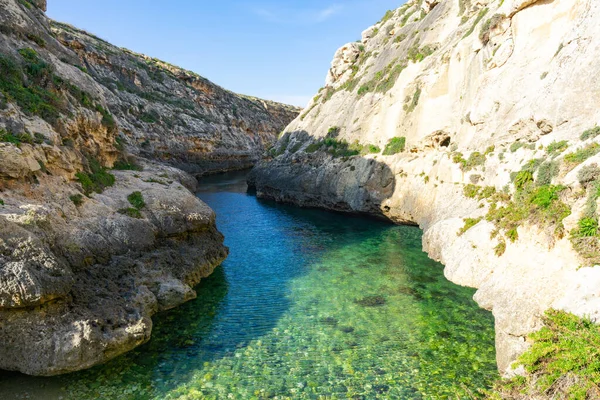 Gozo adasındaki Wied Il-Ghasri adlı turistik bir yer.