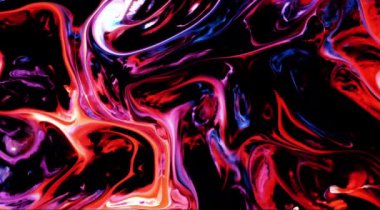 Renkli Soyut Modern Sanat Hareketi Arkaplan 4K 