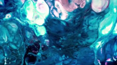 Renkli Soyut Modern Sanat Hareketi Arkaplan 4K 