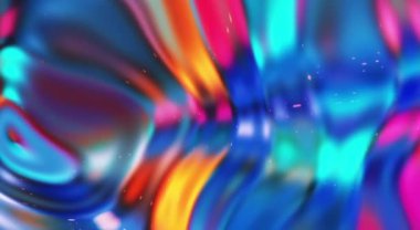 Colorful Abstract Modern Art Motion Background 4K 