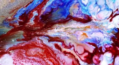 Renkli Soyut Modern Sanat Hareketi Arkaplan 4K 