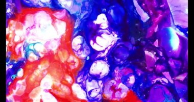 Renkli Soyut Modern Sanat Hareketi Arkaplan 4K 