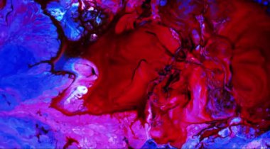 Renkli Soyut Modern Sanat Hareketi Arkaplan 4K 