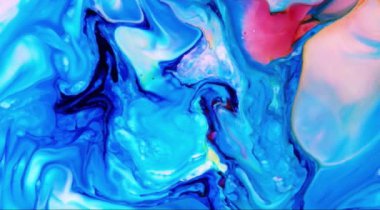 Renkli Soyut Modern Sanat Hareketi Arkaplan 4K 