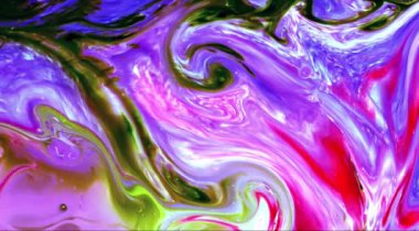 Renkli Soyut Modern Sanat Hareketi Arkaplan 4K 