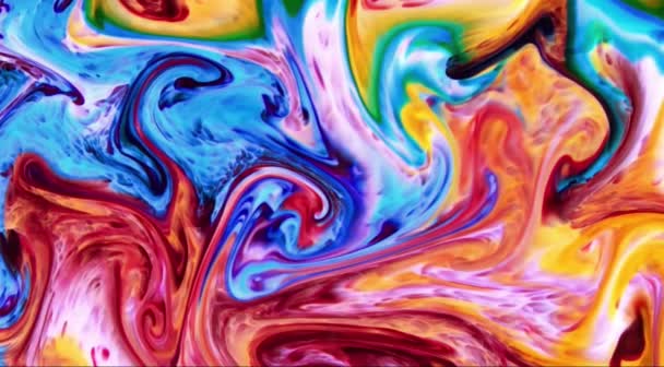 Colorful Abstract Modern Art Motion Background — Stock video