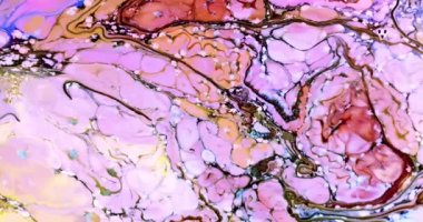 Renkli Soyut Modern Sanat Hareketi Arkaplan 4K 