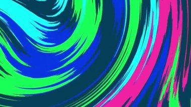 Renkli Soyut Modern Sanat Hareketi Arkaplan 4K 