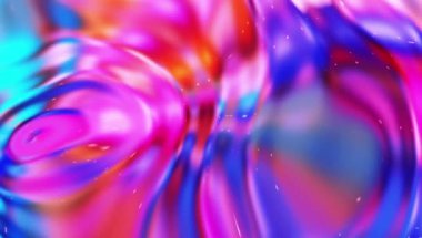 Renkli Soyut Modern Sanat Hareketi Arkaplan 4K 