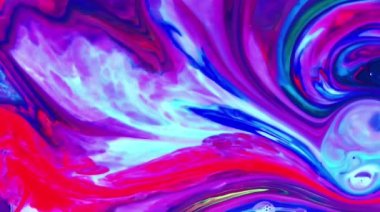 Renkli Soyut Modern Sanat Hareketi Arkaplan 4K 