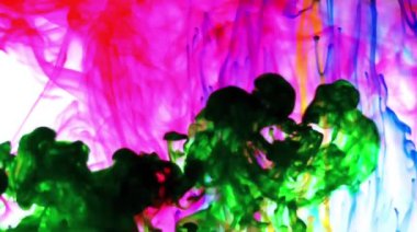 Renkli Soyut Modern Sanat Hareketi Arkaplan 4K 