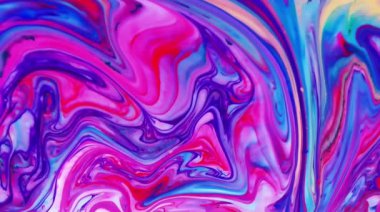 Renkli Soyut Modern Sanat Hareketi Arkaplan 4K 