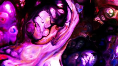 Renkli Soyut Modern Sanat Hareketi Arkaplan 4K 