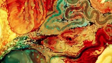 Renkli Soyut Modern Sanat Hareketi Arkaplan 4K 