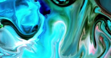 Renkli Soyut Modern Sanat Hareketi Arkaplan 4K 