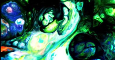 Renkli Soyut Modern Sanat Hareketi Arkaplan 4K 