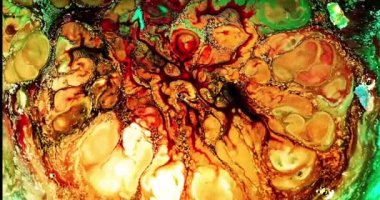 Renkli Soyut Modern Sanat Hareketi Arkaplan 4K 