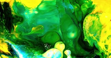 Renkli Soyut Modern Sanat Hareketi Arkaplan 4K 