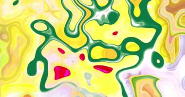 Renkli Soyut Modern Sanat Hareketi Arkaplan 4K 