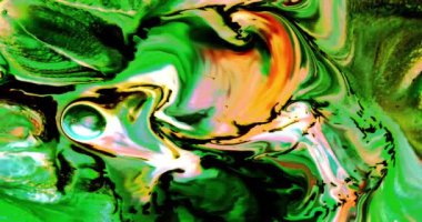 Renkli Soyut Modern Sanat Hareketi Arkaplan 4K 