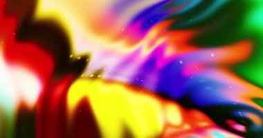 Renkli Soyut Modern Sanat Hareketi Arkaplan 4K 