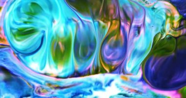 Renkli Soyut Modern Sanat Hareketi Arkaplan 4K 