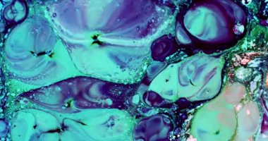 Renkli Soyut Modern Sanat Hareketi Arkaplan 4K 