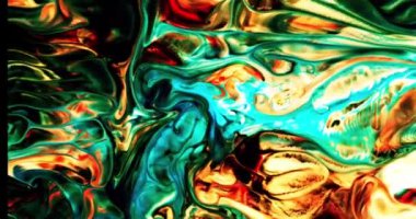 Renkli Soyut Modern Sanat Hareketi Arkaplan 4K 