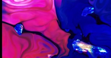 Renkli Soyut Modern Sanat Hareketi Arkaplan 4K 