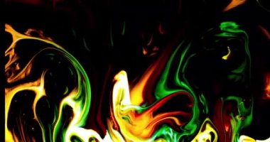 Renkli Soyut Modern Sanat Hareketi Arkaplan 4K 