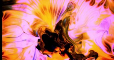 Renkli Soyut Modern Sanat Hareketi Arkaplan 4K 