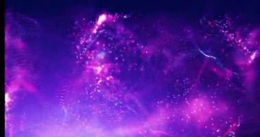 Renkli Soyut Modern Sanat Hareketi Arkaplan 4K 