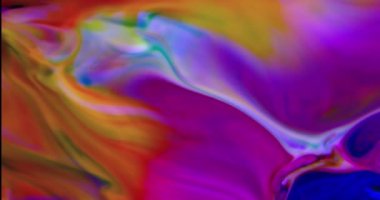 Renkli Soyut Modern Sanat Hareketi Arkaplan 4K 