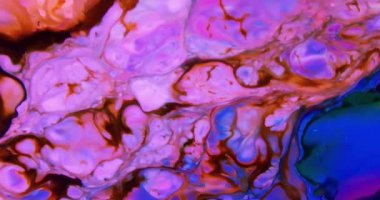 Renkli Soyut Modern Sanat Hareketi Arkaplan 4K 