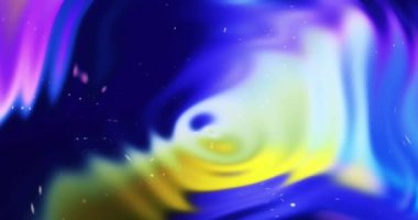 Renkli Soyut Modern Sanat Hareketi Arkaplan 4K 