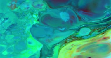 Renkli Soyut Modern Sanat Hareketi Arkaplan 4K 