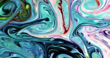 Renkli Soyut Modern Sanat Hareketi Arkaplan 4K 